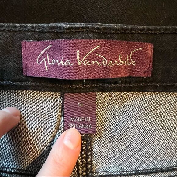 NWT! Gloria Vanderbilt black mid rise skinny jeans - Picture 4 of 12